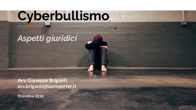 Cyberbullismo. Aspetti giuridici